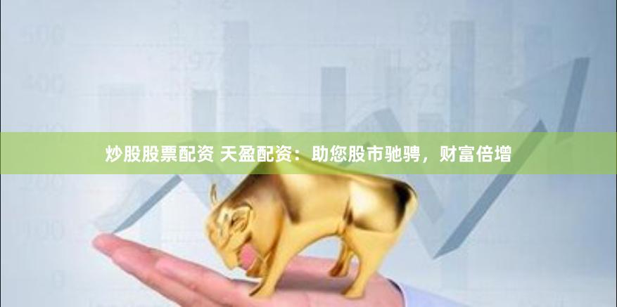 炒股股票配资 天盈配资：助您股市驰骋，财富倍增